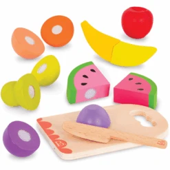 B. Toys B.TOYS B. Chop 'n' Play -  Holz-Obst Mit Klettverbindung Inkl. Schneidebrett 14-teilig 1