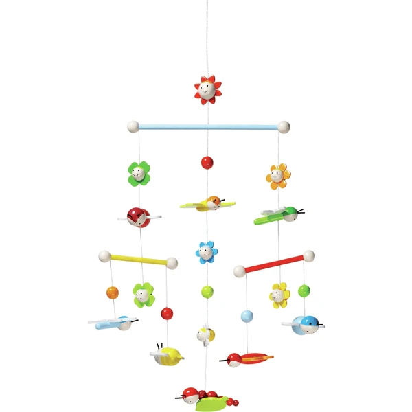 Goki 3D Holzmobile Frühlingswiese