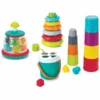 Infantino 3-in-1 Stapel, Sortier Und Spin Activity Set
