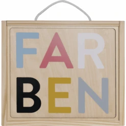 KINDSGUT Holz-Puzzleset Farben