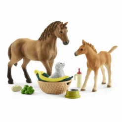 Schleich® Sarahs Tierbaby-Pflege 42432
