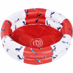 Swim Essentials Aufblasbarer Pool Red-White Whale 60 Cm